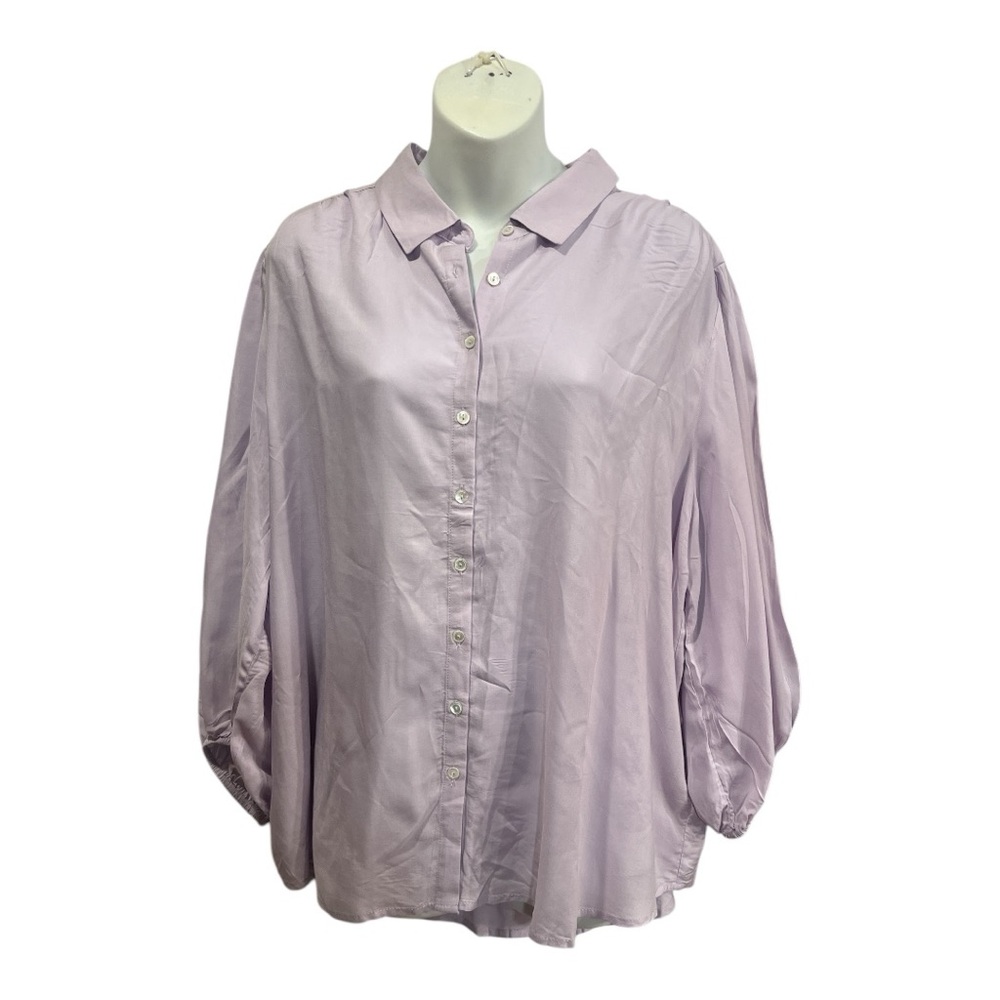 Philosophy Lilac Button Down Shirt. Size 1X